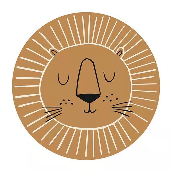 Photography Props Cartoon Round Shape Mat for Children Kid Play Pad Carousel 6