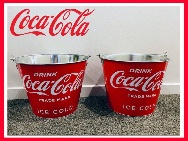 WOW!! 2x Coke Ice Buckets - BRAND NEW - Delivery anywhere in NZ! Carousel 1
