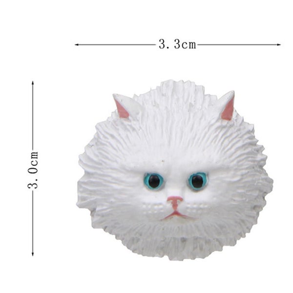 1PC Refrigerator Fat Cat Funny Cartoon Animals Cat Fridge Magnetic Carousel 7