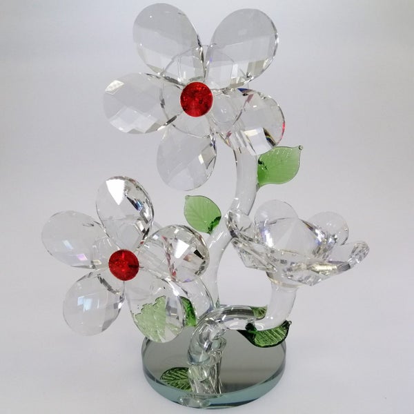Cut Glass Flowers Ornament62994465228546112