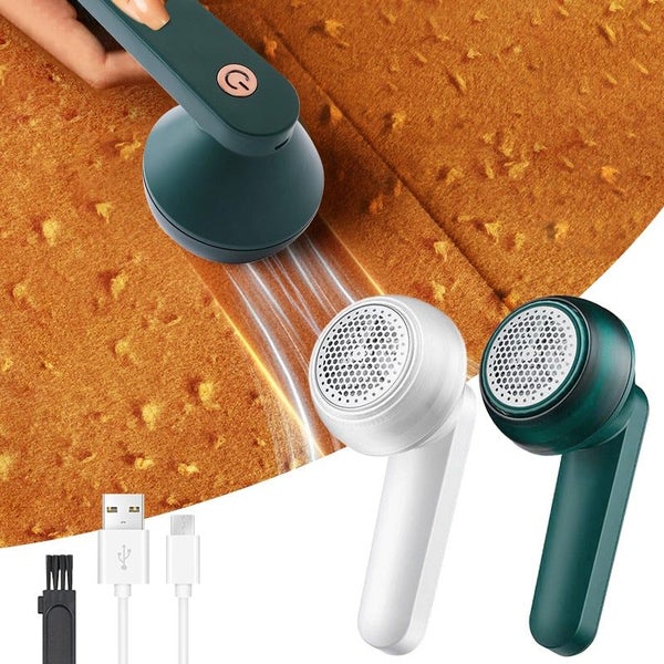 Electric Lint Remover Fabric Shaver Rechargeable Fluff Trimmer Cleaning Brush Carousel 1