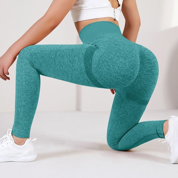 Women Yoga Leggings High Waist Exercise Sports Trousers Running Carousel 2