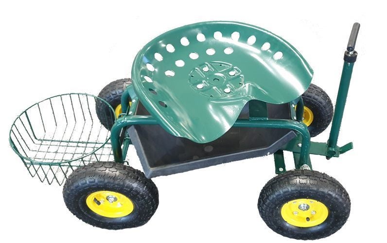 Wheeled Garden Trolley Seat Carousel 1