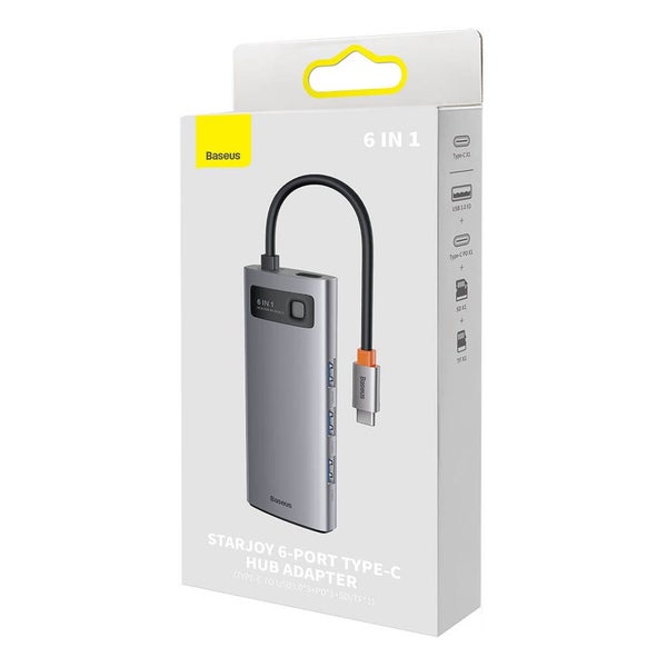 Baseus Type-C Metal Gleam Series 6 IN 1 HUB Docking Station Carousel 6