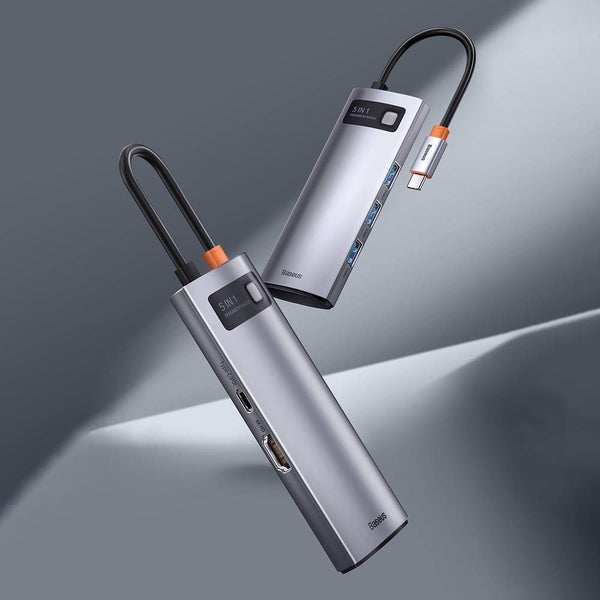 Baseus Type-C Metal Gleam Series 5-in-1 HUB Docking Station 30Hz Version Carousel 1