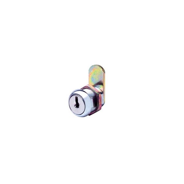Firstlock Cabinet Cam Lock Round Face 22mm Keyed Alike Chrome Plate BNX22-CL003 Carousel 1