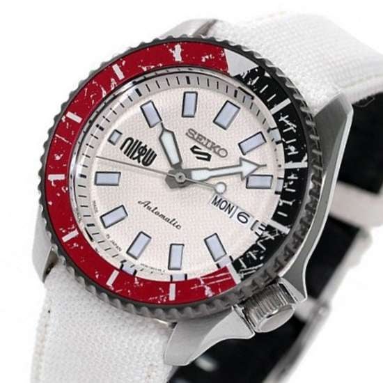 Seiko 5 Sports SBSA079 Ryu Street Fighter White JDM Watch Carousel 2