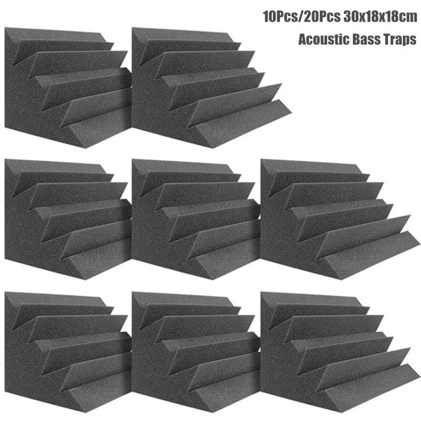 10 20pcs 18x18x30cm Acoustic Soundproof Foam Panel with Tapes Carousel 2