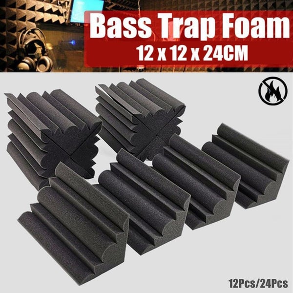 12 24pcs 12x12x24cm Acoustic Soundproof Foam Panel with Tapes Carousel 2