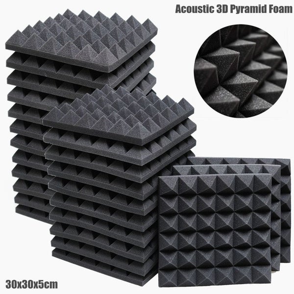 12 24pcs 30x30x5cm Acoustic Soundproof Foam Panel with Tapes Carousel 2