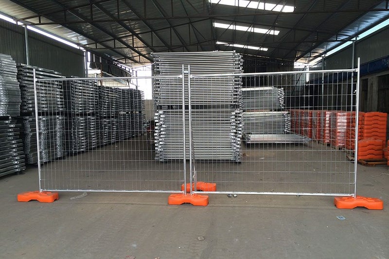 Temporary Fence Panel 2.1m high x 2.4m Wide + Foot + Clamp Carousel 1