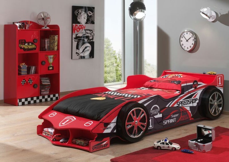 Windmill Kids Furniture - Speed Car Bed with Front Storage Carousel 1