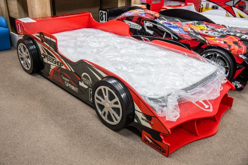 Windmill Kids Furniture - Speed Car Bed with Front Storage Carousel 2