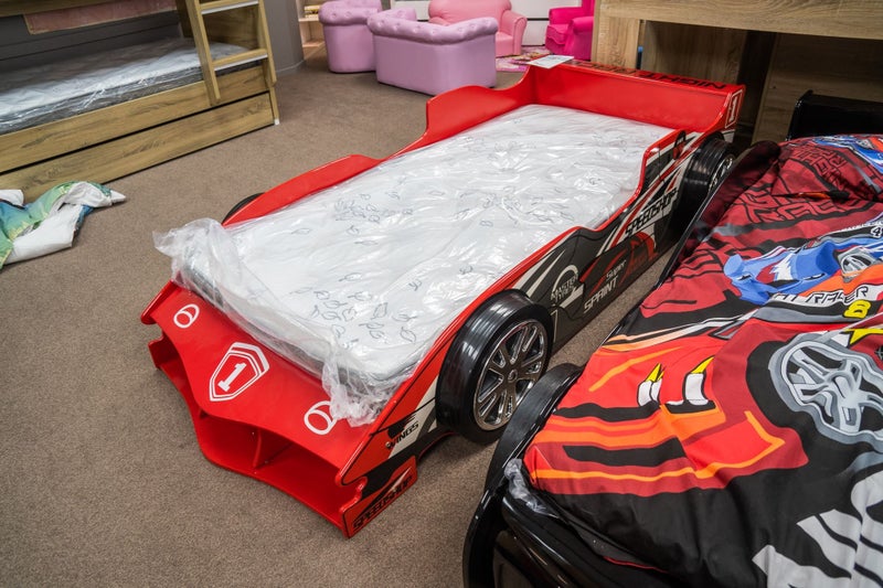 Windmill Kids Furniture - Speed Car Bed with Front Storage Carousel 8