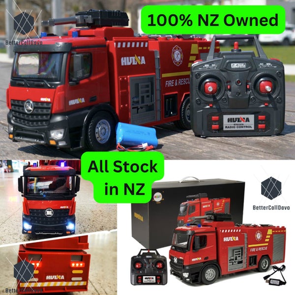 HUINA 1562 Water Sprayable FIRE TRUCK Model Car 1:14 Remote Control RC (Hui Na) Carousel 1