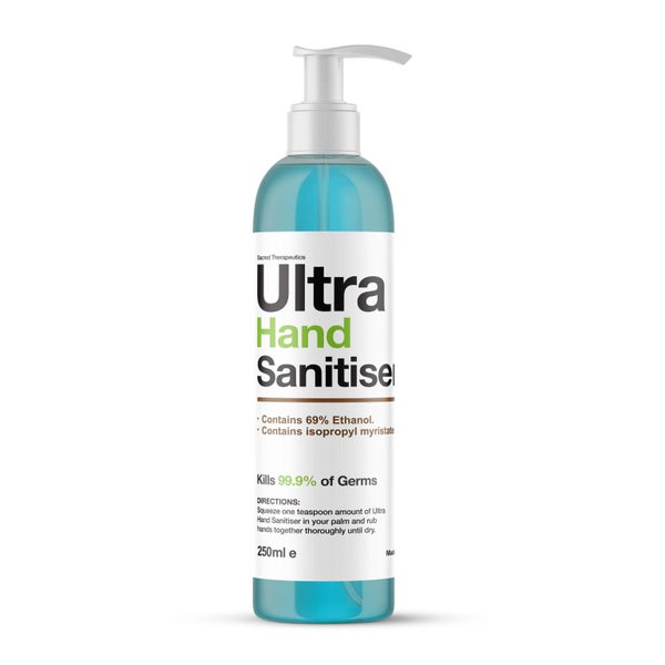HAND SANITISER 4-PK 250ML $4.80ea ULTRA KILLS 99.9% GERMS NZ MADE Carousel 1