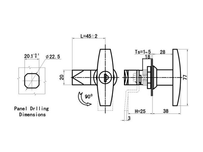 T Handle Locks Carousel 2
