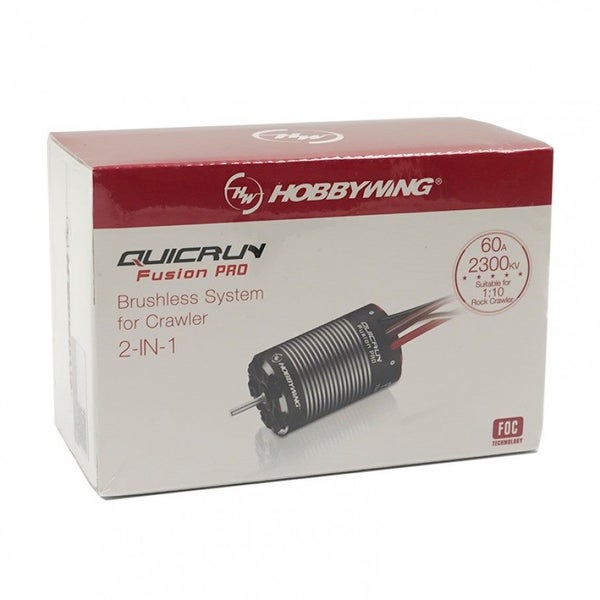Hobbywing QuicRun Fusion Pro FOC System (2300kv) for Crawlers Carousel 5