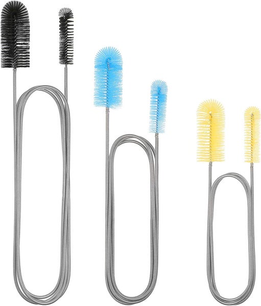 Aquarium Filter Brush Set, 3 Pieces Tube Cleaning Brush Aquarium Carousel 1