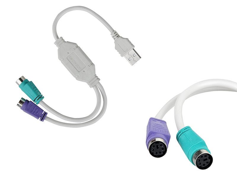 USB to PS2 Cable Converter Adapter Carousel 5