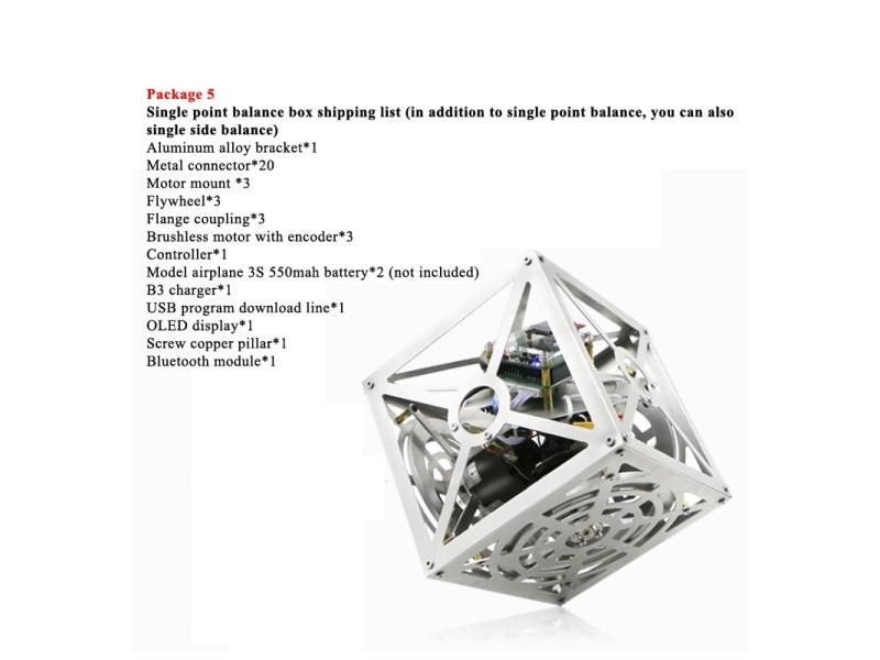 Balanced Block Single Point And Single Side Self-Balancing Cubli Block That Carousel 1