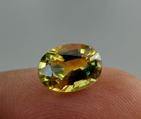 2.12CT CERTIFIED SPLENDID OVAL CUT 100% NATURAL BLUE GREEN YELLOW SAPPHIRE $2675 Carousel 2