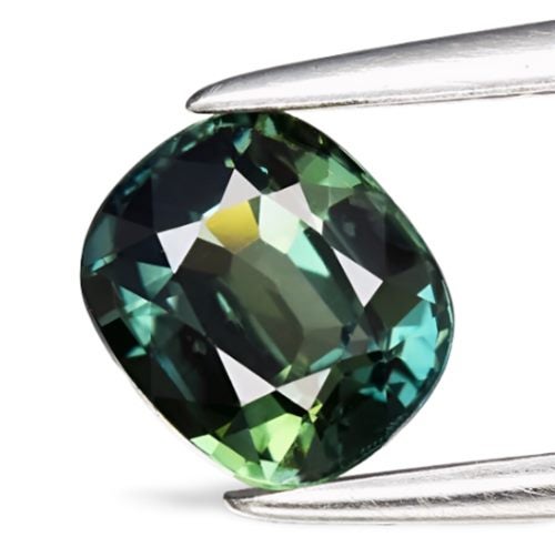 1.02CT EXCELLENT CUSHION CUT 100% NATURAL GREEN BLUE SAPPHIRE Carousel 2