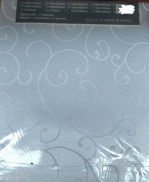 White Tablecloths - 250x140cm Carousel 2