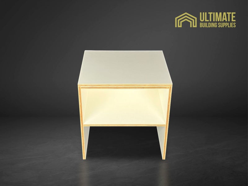 DEAL! Plywood Oval bedside tables 295/395D x 395 W x 500H Carousel 2