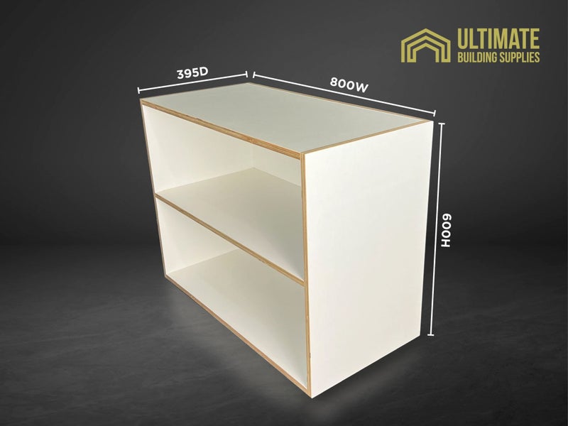 DEAL! Plywood warm white 800mm shelf, perfect for wall or free standing Carousel 1