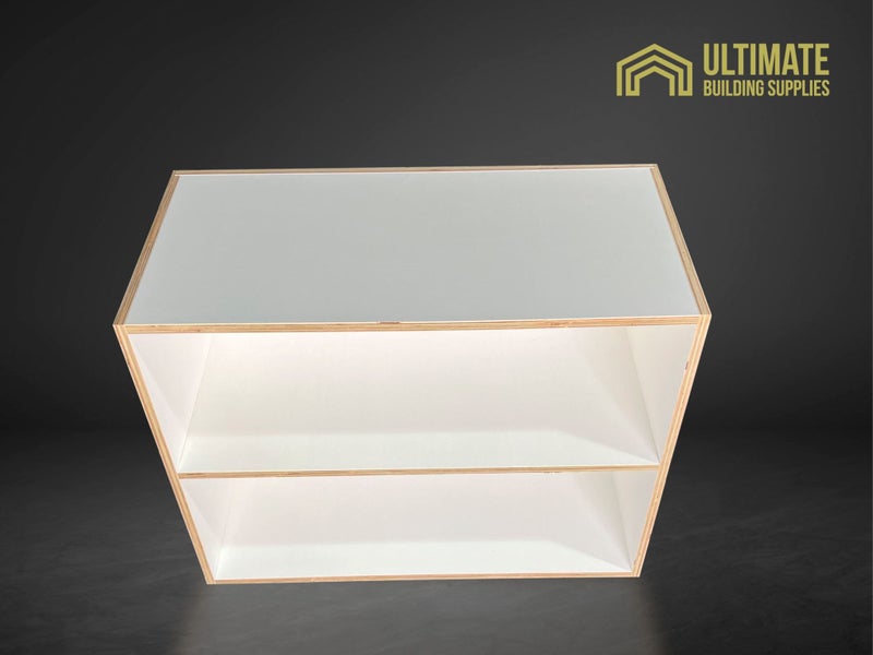 DEAL! Plywood warm white 800mm shelf, perfect for wall or free standing62865827278337112