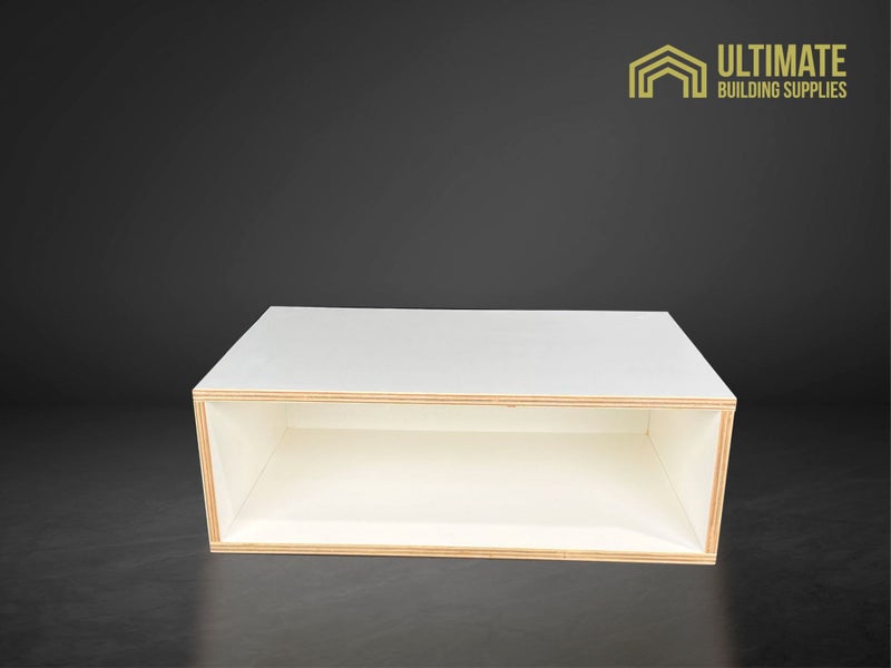 DEAL! Plywood White Wall mount cabinet or console table 600mm Carousel 2