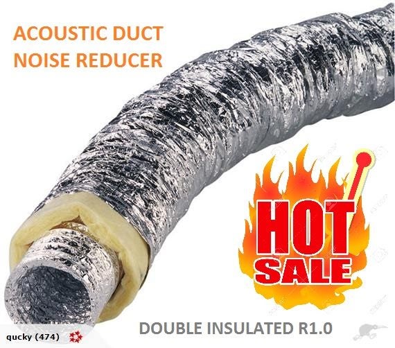 AC150-6 ACOUSTIC DUCT 150MM-FLEXIBLE DUCT 6M R1.0~SPECIAL Carousel 1