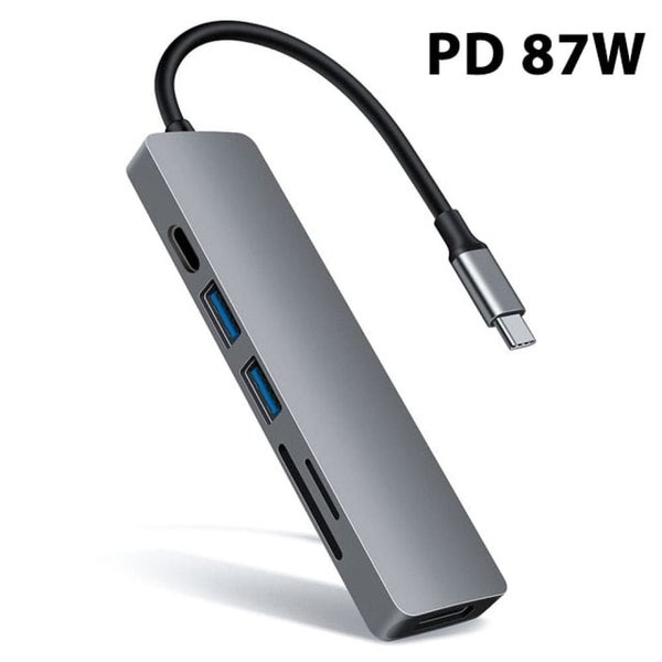 Usb Type c 4k Splitter Hub + Card Reader Carousel 1