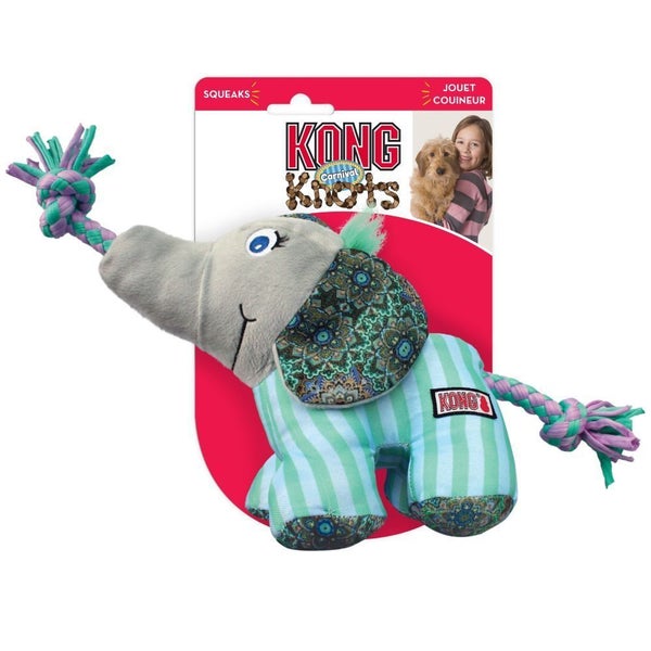 Kong Knots Carnival Elephant Mediam/Large Carousel 1