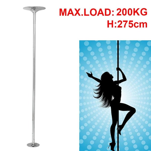 Portable Dance Pole Static Spinning Exercise Fitness Adjustable 45mm Carousel 1