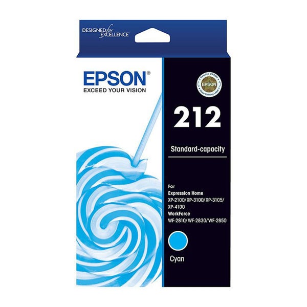 Epson 212 Cyan Ink Cartridge Toner C13T02R292 Carousel 1