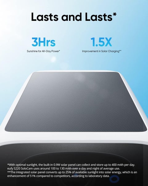 eufyCam S220 SoloCam 2K Wire-Free AI Solar Camera - No Monthly Fee Carousel 2