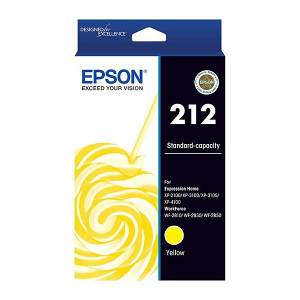 Epson 212 Yellow Ink Cartridge Toner C13T02R492 Carousel 1