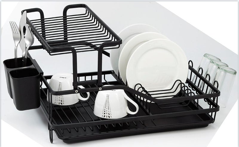 DISH RACK DISH STAND DISH DRAINIER KITCHEN ORGANIZIER STORAGE BRAND NEW ARRIVAL! Carousel 1