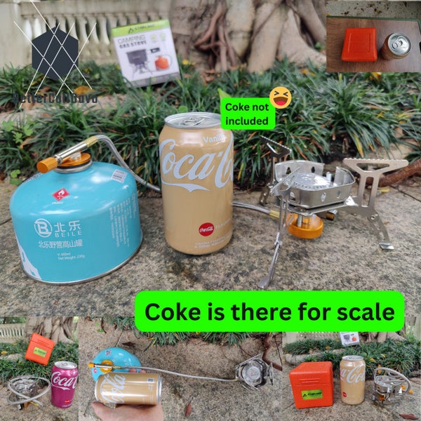 Camp Cooker - Medium- with Hose Connection & carry case. Carousel 2