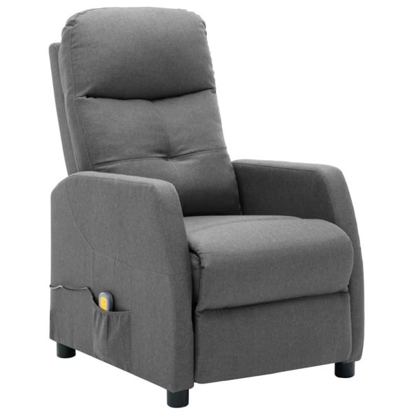 Massage Recliner Light Grey Fabric Xnknxl Carousel 2