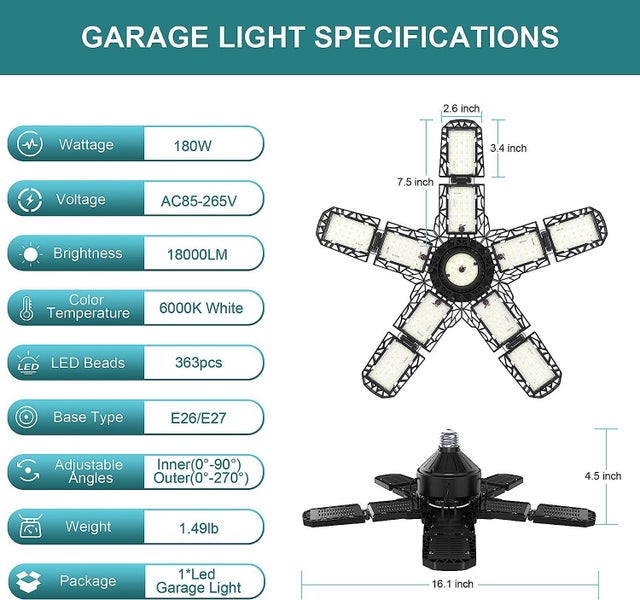 NEW LED Garage Light Sale Sale Carousel 2