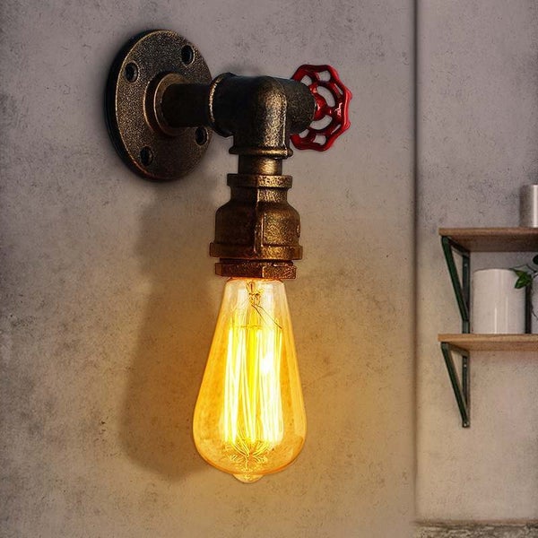 Water Pipe Wall Lamp Steampunk Carousel 8