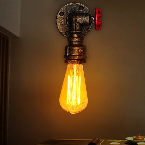 Water Pipe Wall Lamp Steampunk Carousel 1