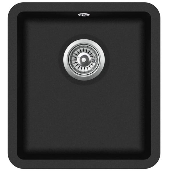 Granite Kitchen Sink Single Basin Black Oappxk Carousel 2
