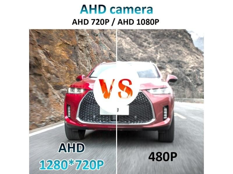 180 Degree 1080P Hd AHD Car Rear View Camera 4 Pin Waterproof Dynamic Metal Carousel 1