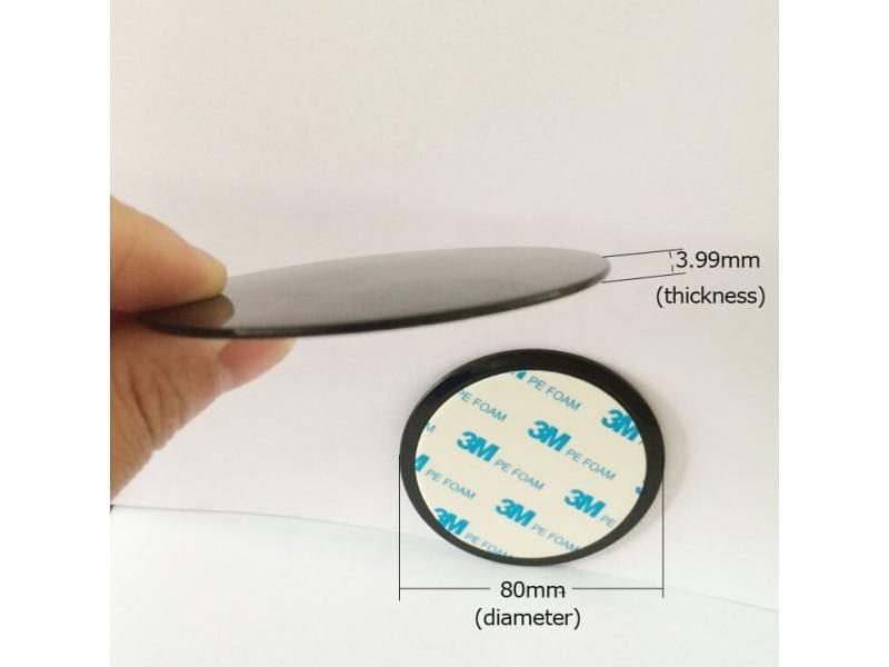 80mm Glue Paste Dashboard Mounting Plate Car DVR Recorder Navigator Suction Cup Carousel 1
