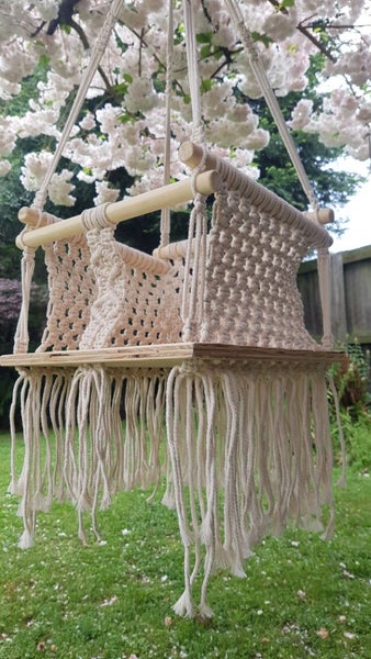 Handmade Macrame baby swing Carousel 2