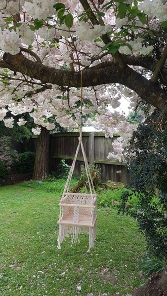 Handmade Macrame baby swing Carousel 4